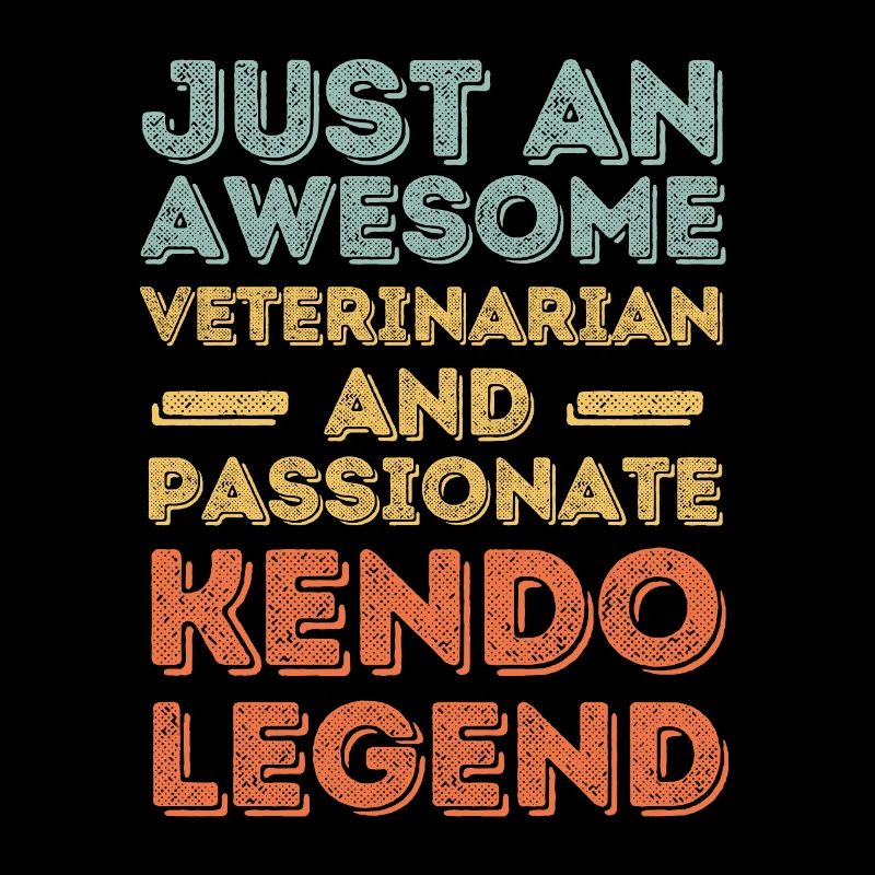 Vétérinaire Kendo légende rétro