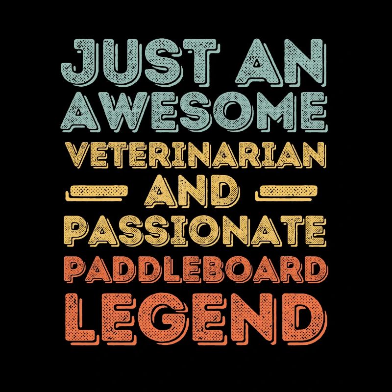 Vétérinaire Paddleboard légende rétro