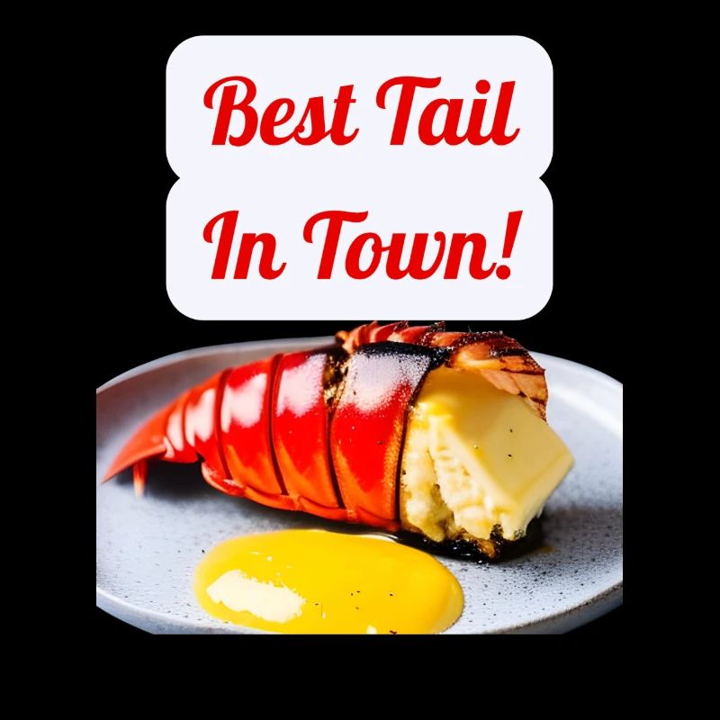 Drôle de conception de homard « Meilleure queue en ville! »