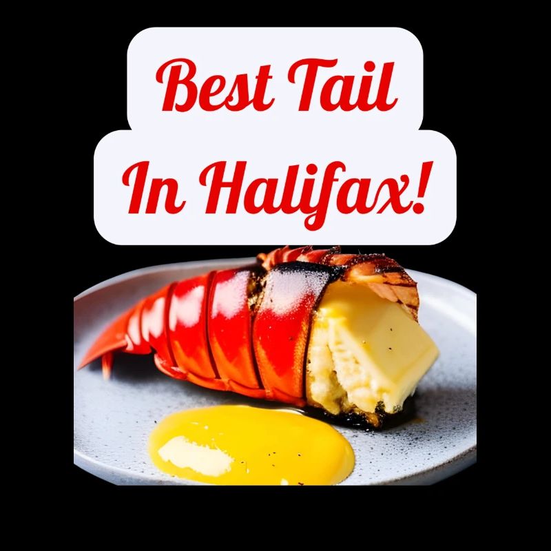 Drôle de conception de homard « Meilleure queue à Halifax! »