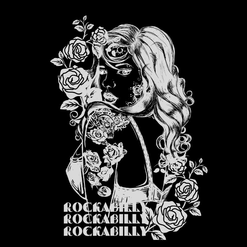 Rose Rockabilly Girl (1)
