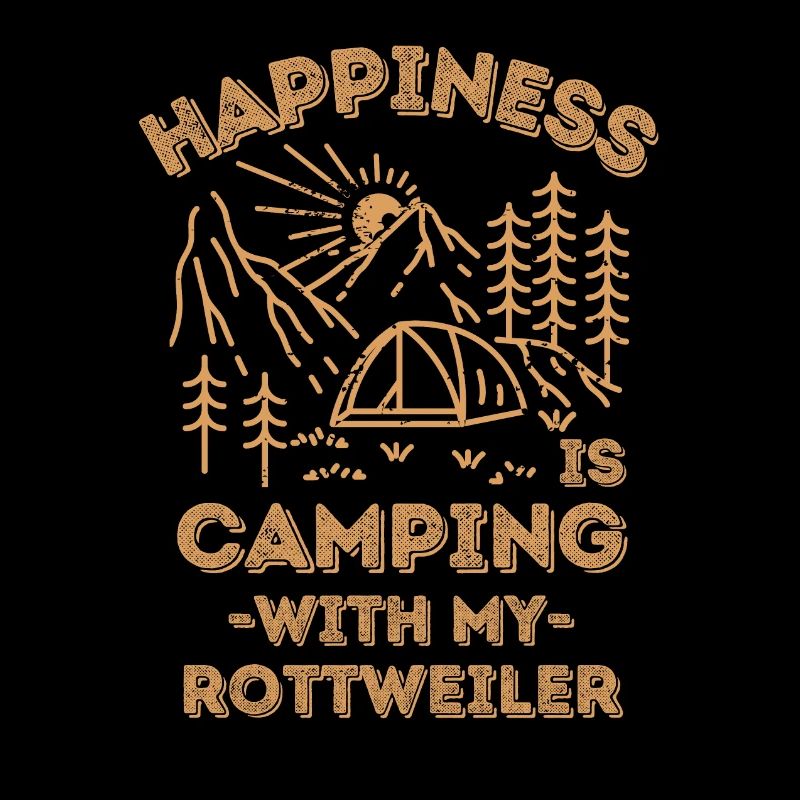 Camping mit Rottweiler