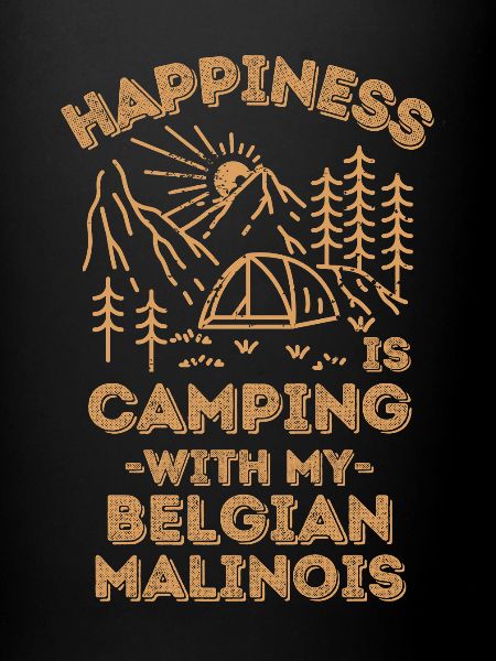 Camping mit Malinois