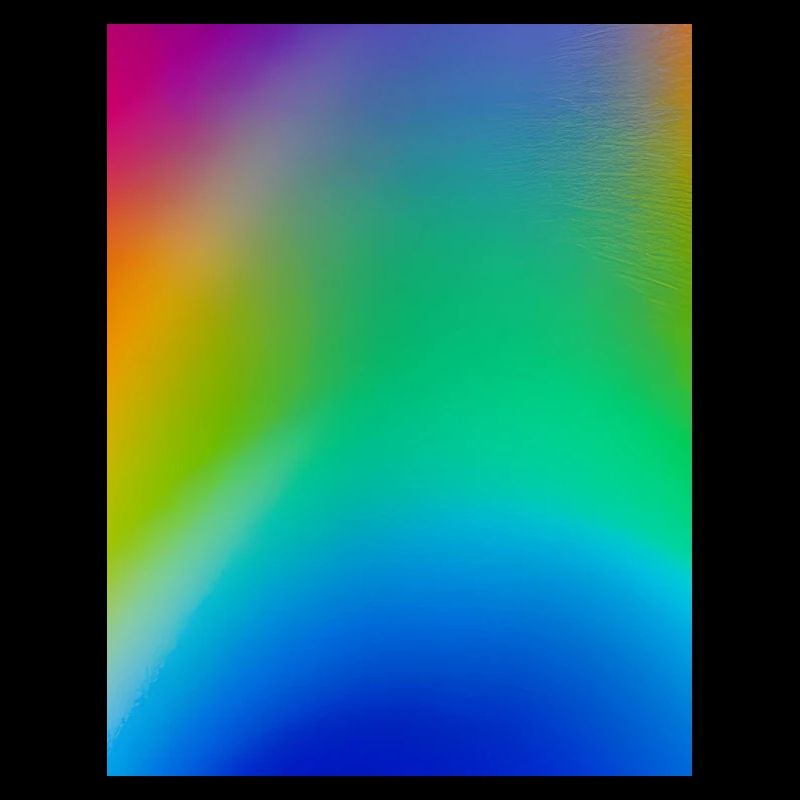 Sommer mit Regenbogenfarben