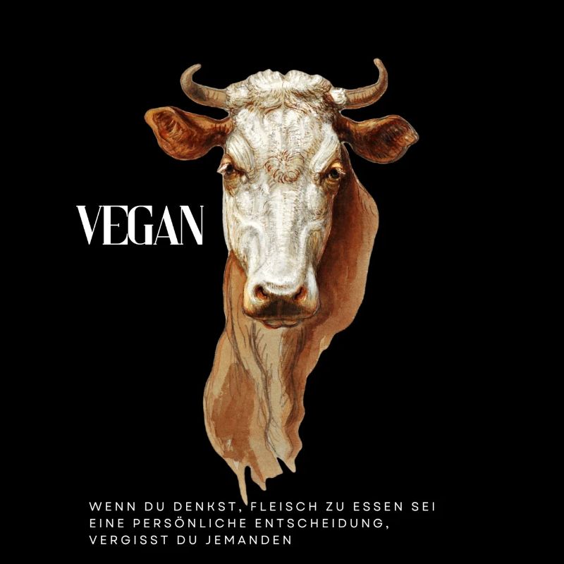 Vache végétalienne