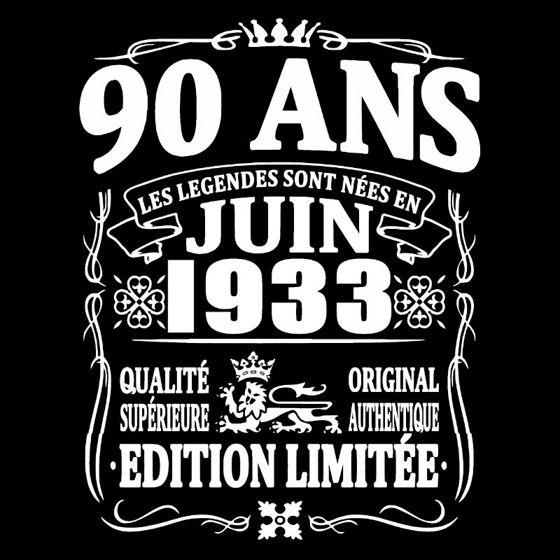 cadeau d'anniversaire juin 1933 - 90 ans