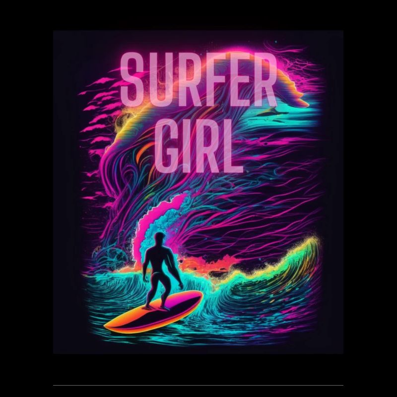 Surfeuse fille