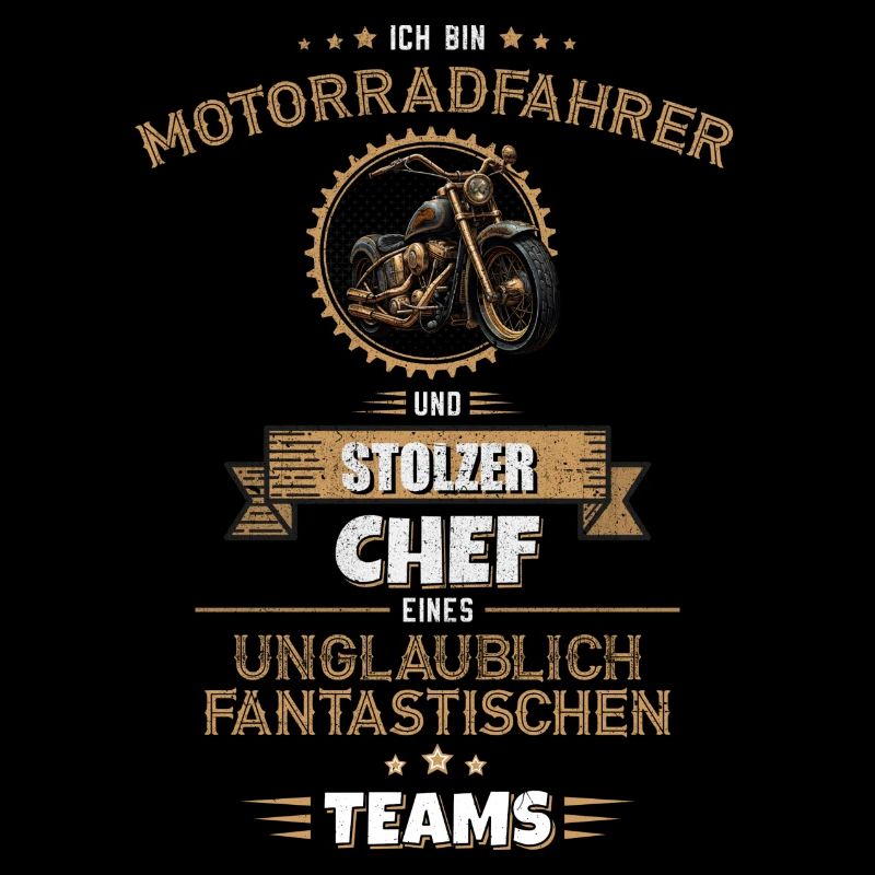 Motorradfahrer Mitarbeiter Team Geschenk Chef
