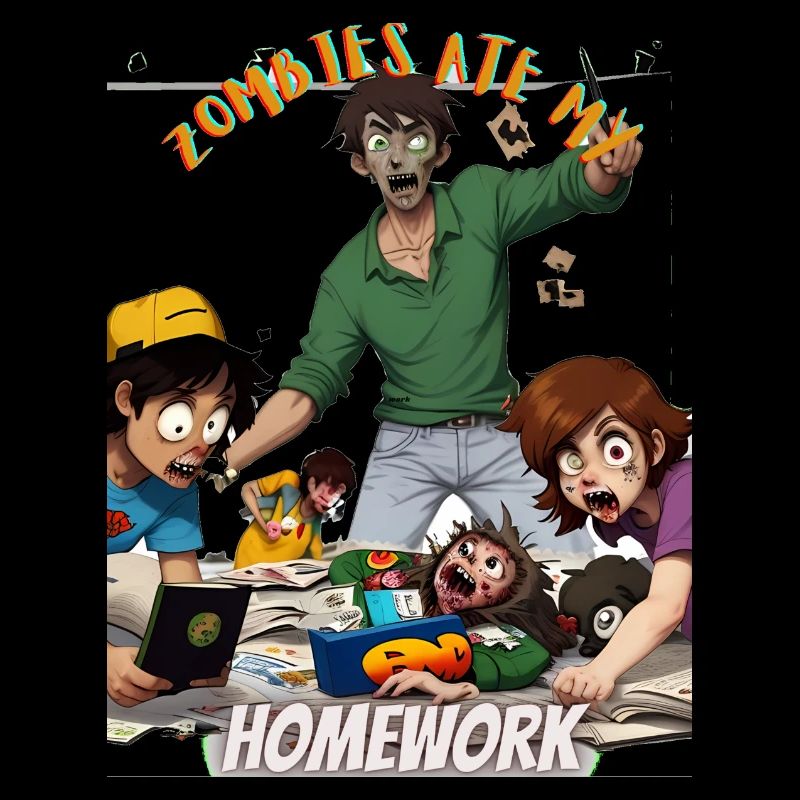 Les zombies ont mangé mes devoirs