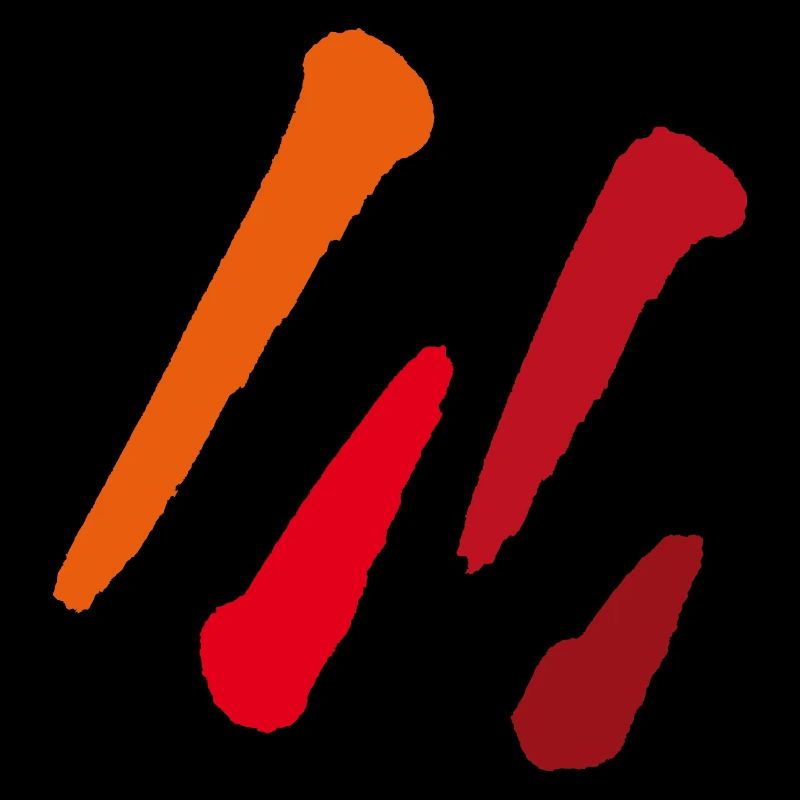 Colors Stripes - Diagonal - RED