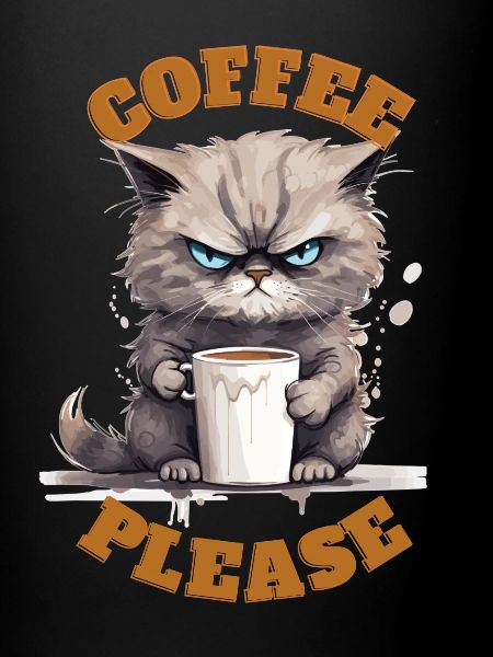 Coffee Please Cat