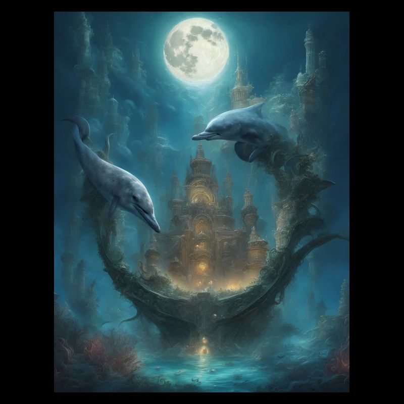 Atlantis at night