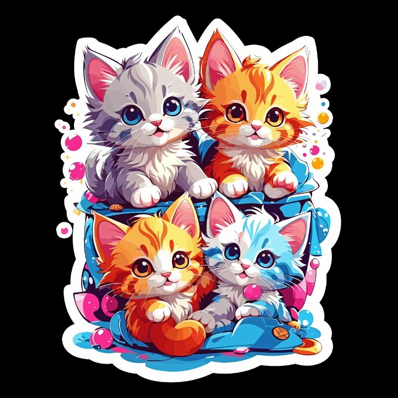 Cat quartet