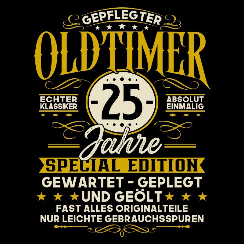 25 Geburtstag Geschenk Oldtimer 25 Jahre