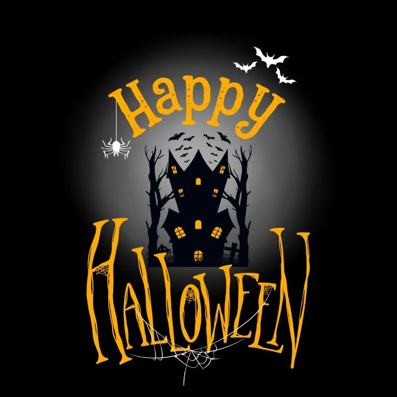 Frohes Halloween im alten Herrenhaus