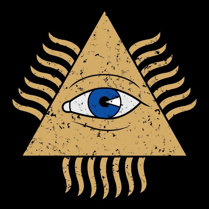 All-Seeing Eye - Pyramid Triangle