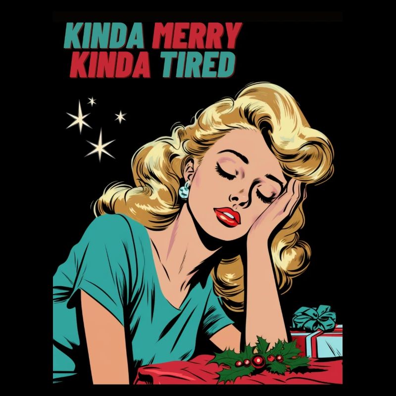 Joyeux Noël fatigué