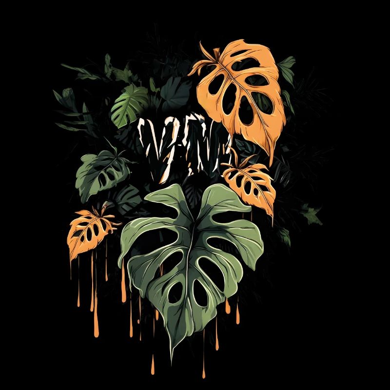 Dripping Monstera Leaves - by variegated.mind