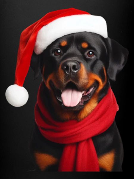Rottweiler Joyeux Noël