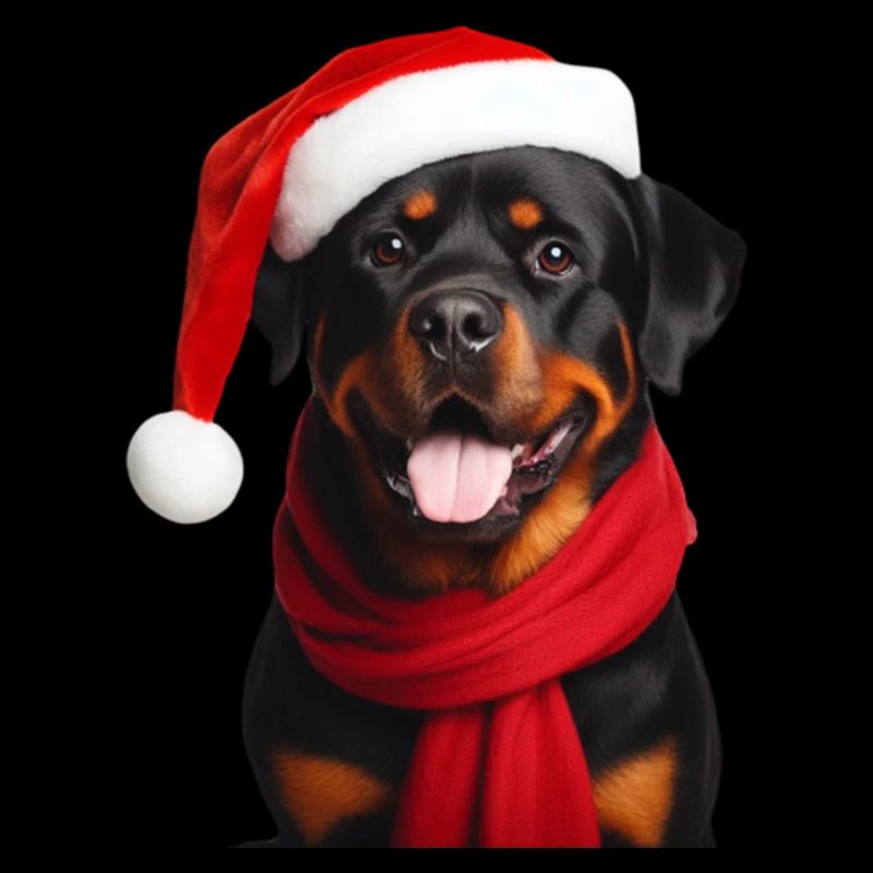 Rottweiler Joyeux Noël