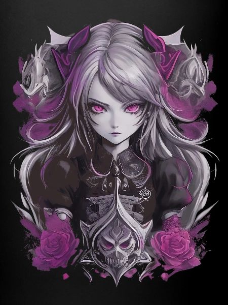 Fille d’anime gothique
