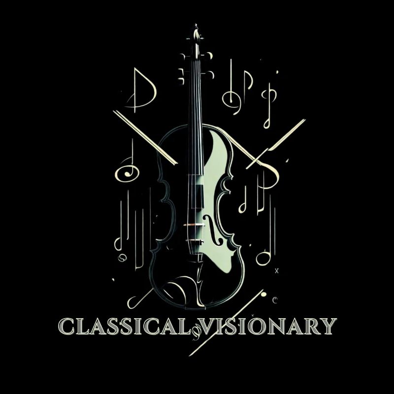Minimalistic Classy design for classical music fan