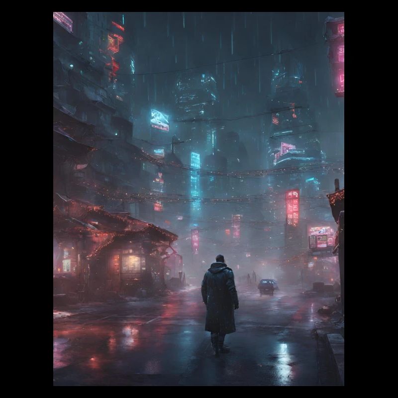 Métropole cyberpunk