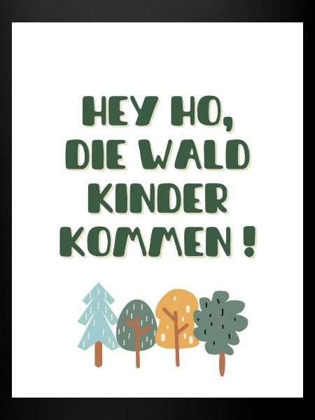 Naturkinder und Waldkita Besucher