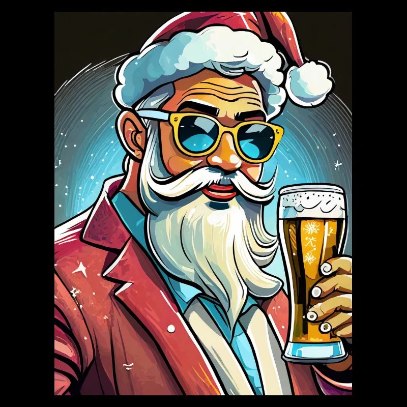 Stylischer Weihnachtsmann