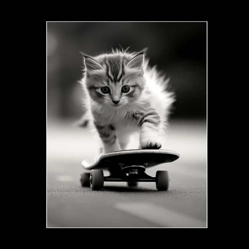 Skating Kitty