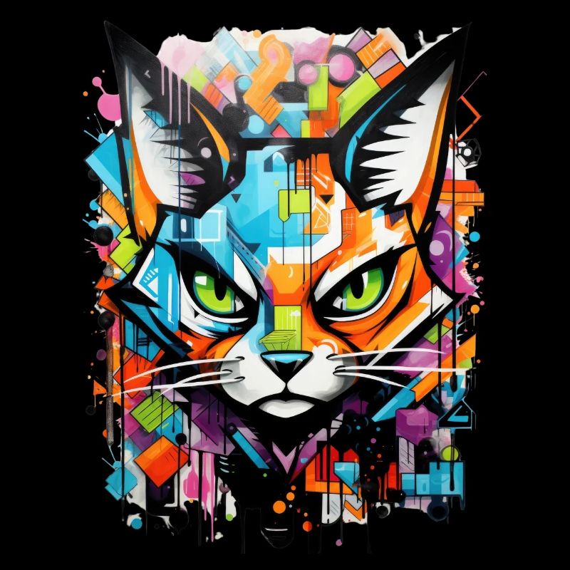 Graffiti de chat