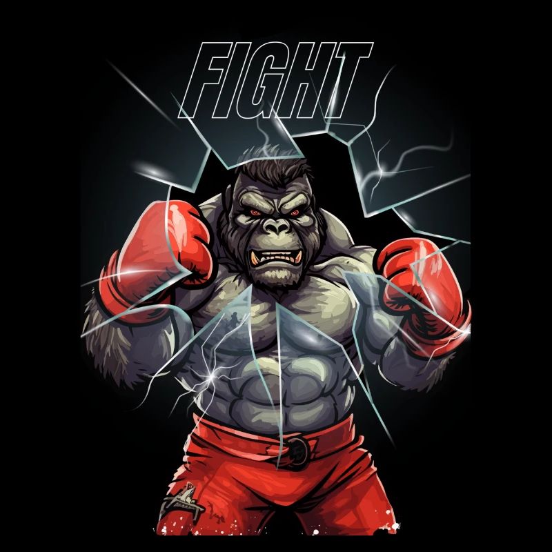 MMA-Gorilla-Kampf