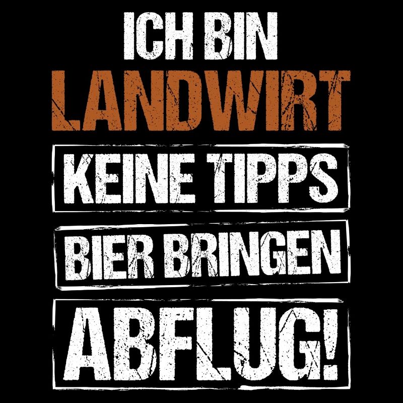 I'm a farmer - bring beer and take off