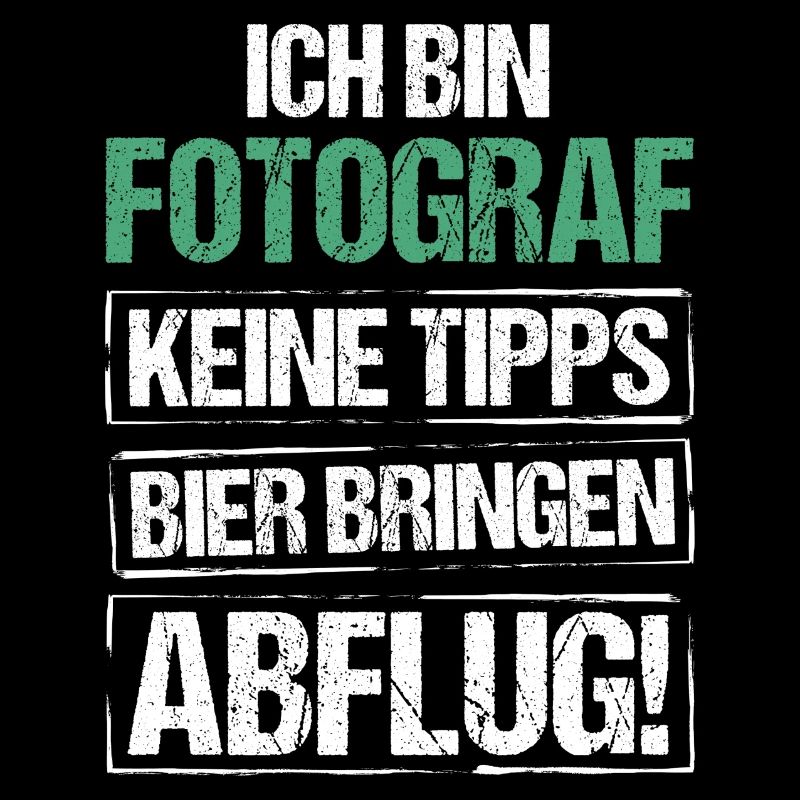 Je suis photographe - apporte de la bière et décolle