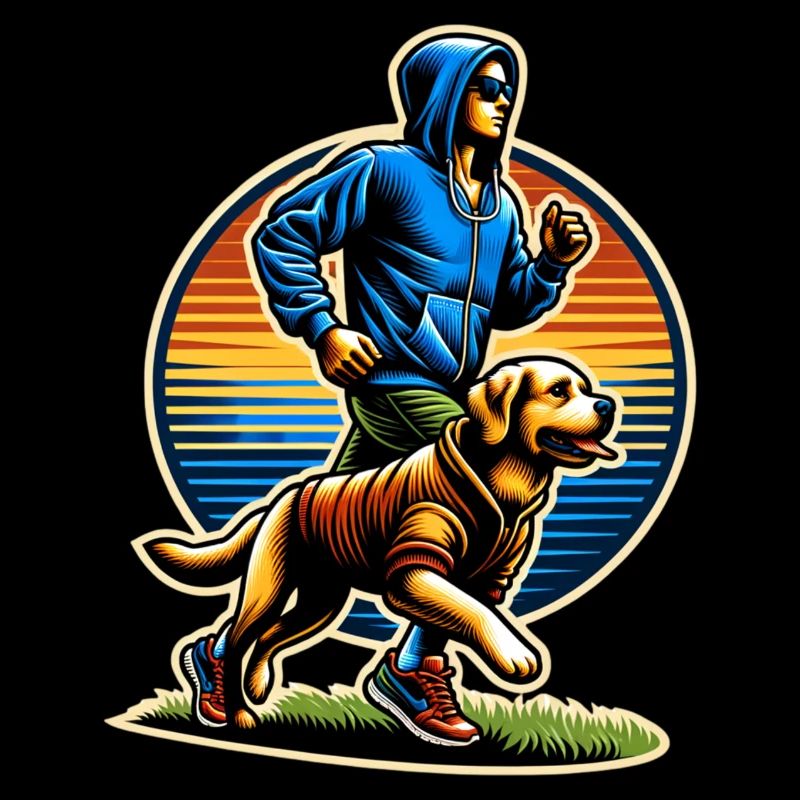 Jogging avec chien Jogging Dog Run