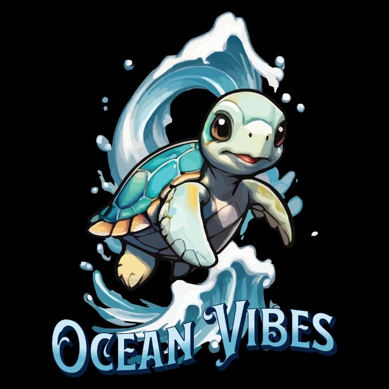 Ocean Vibes Turtle