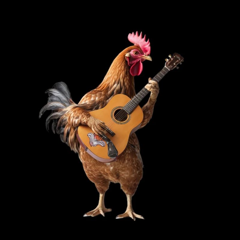 Rooster Hen Gitarre