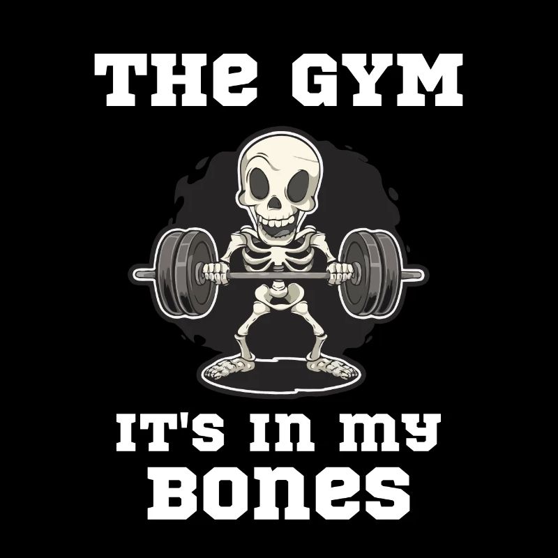 Le gymnase, c’est dans mes os -Funny Gym Design