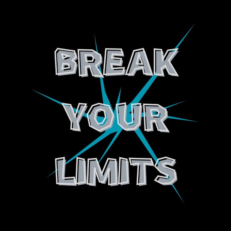 T-shirt de motivation ,,Break Your Limits''