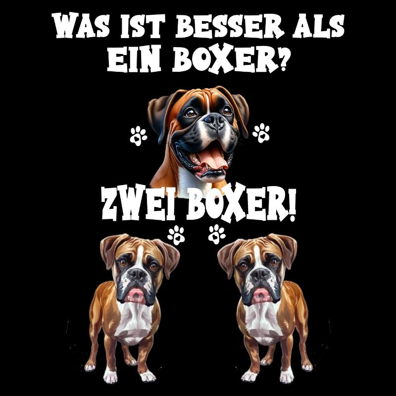 Was ist besser als ein Boxer Zwei Boxer