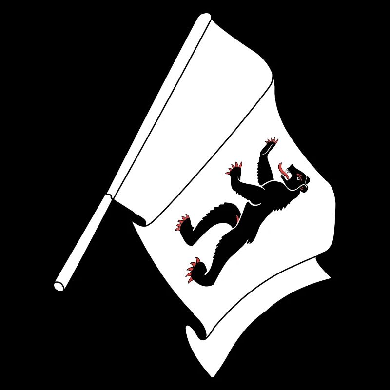 Drapeau : Appenzell, Rhodes-Intérieures, Suisse