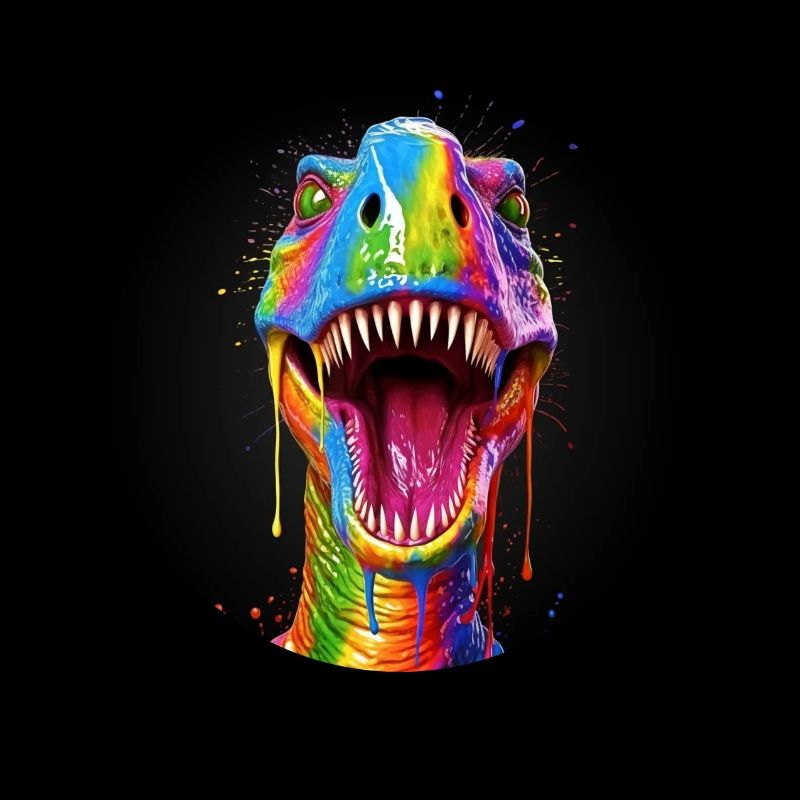 T Rex coloré4