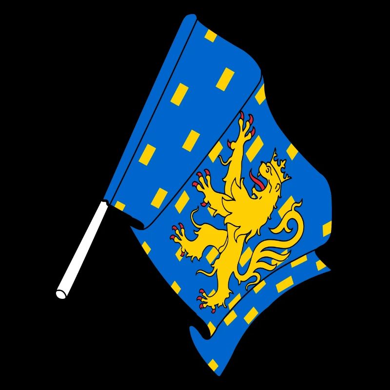 Flagge der Provinz Franche Comté