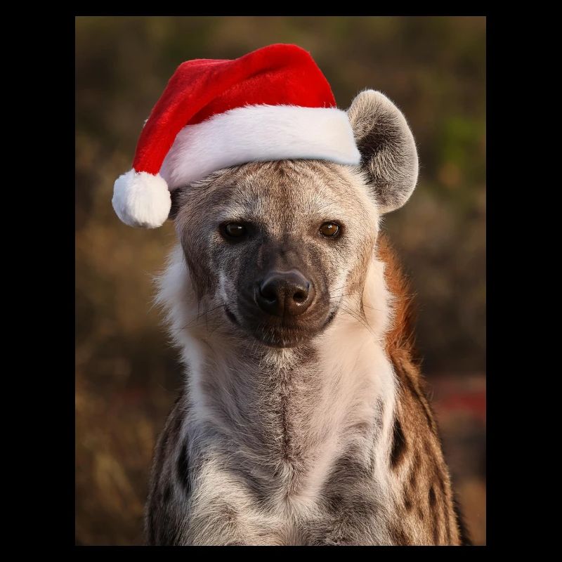 Weihnachts-Hyäne