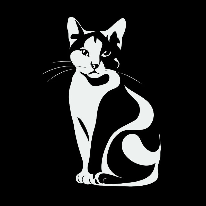 Katze Minimalistisch