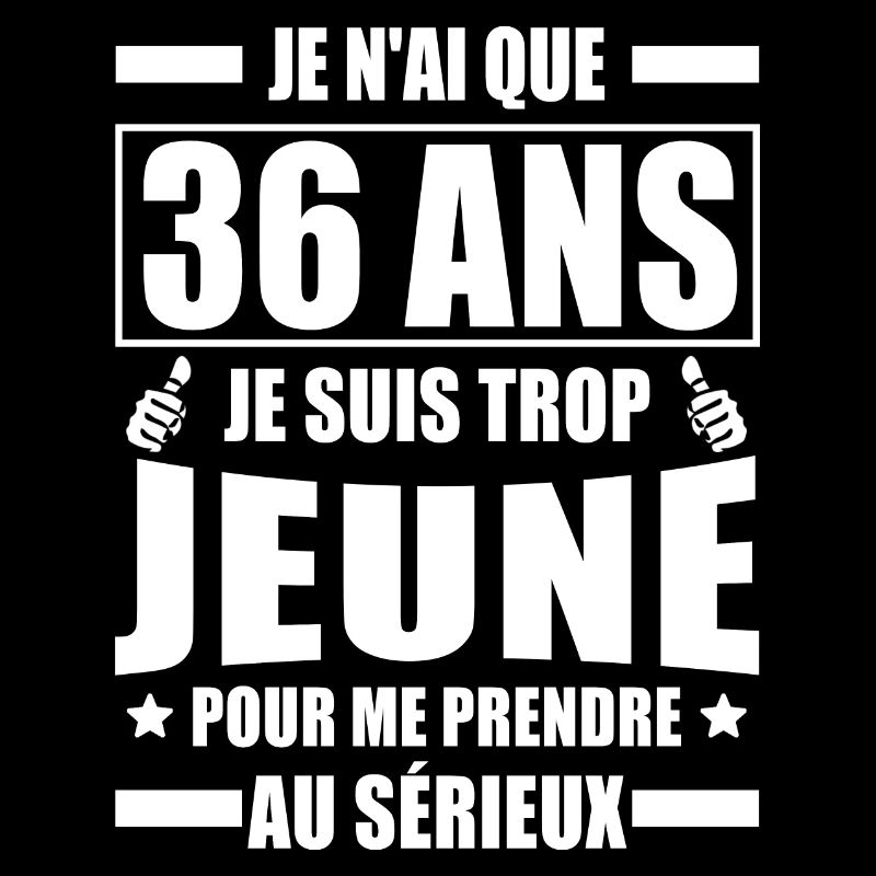 jai 36 ans / cadeau 36 ans / anniversaire 36 ans