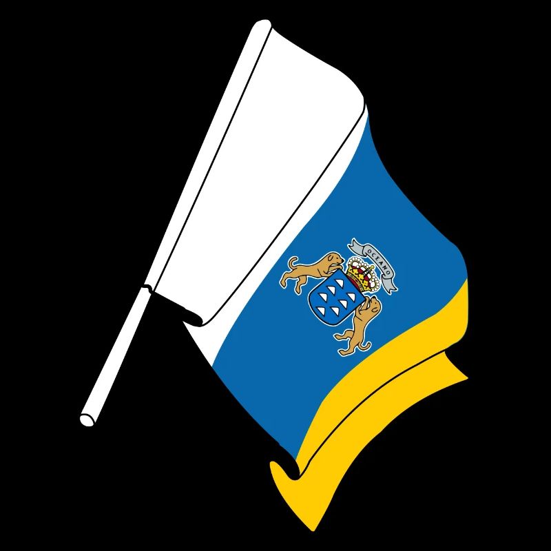 Flag Canary Islands