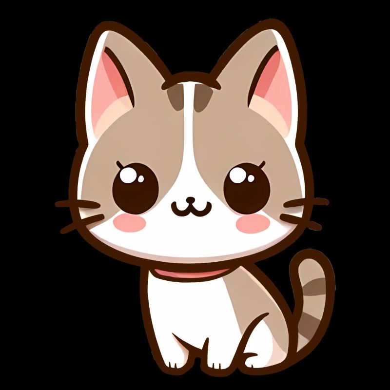 Cute smiling cat