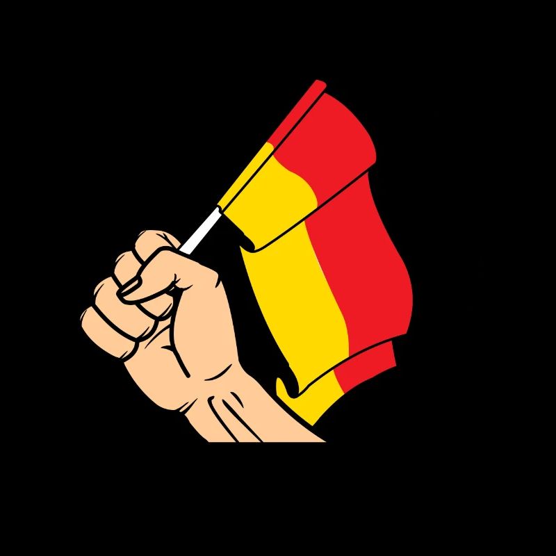 Drapeau Allemagne fist espace de texte