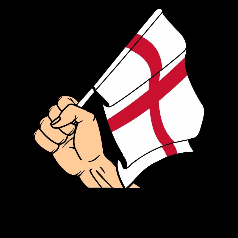 Drapeau de l’Angleterre poing